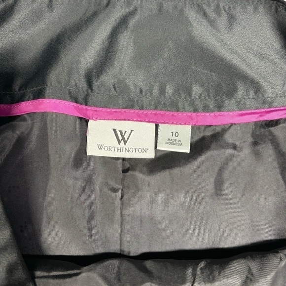 Worthington Skirt Womens 10 Leopard Print Pencil Classic Office Work Night Out - Picture 4 of 6